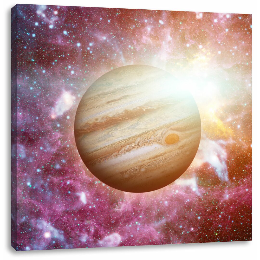 Leinwandbild Planet Jupiter im Universum