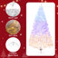 Arbre de Noël blanc avec grand arbre artificiel pré-éclairé 3 couleurs avec charnières automatiques et support en métal pour décoration de fête de mariage-539151094