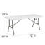 Ensemble de baldaquin, table pliante et 4 chaises pliantes 8 pi x 8 pi Lennon-70835441