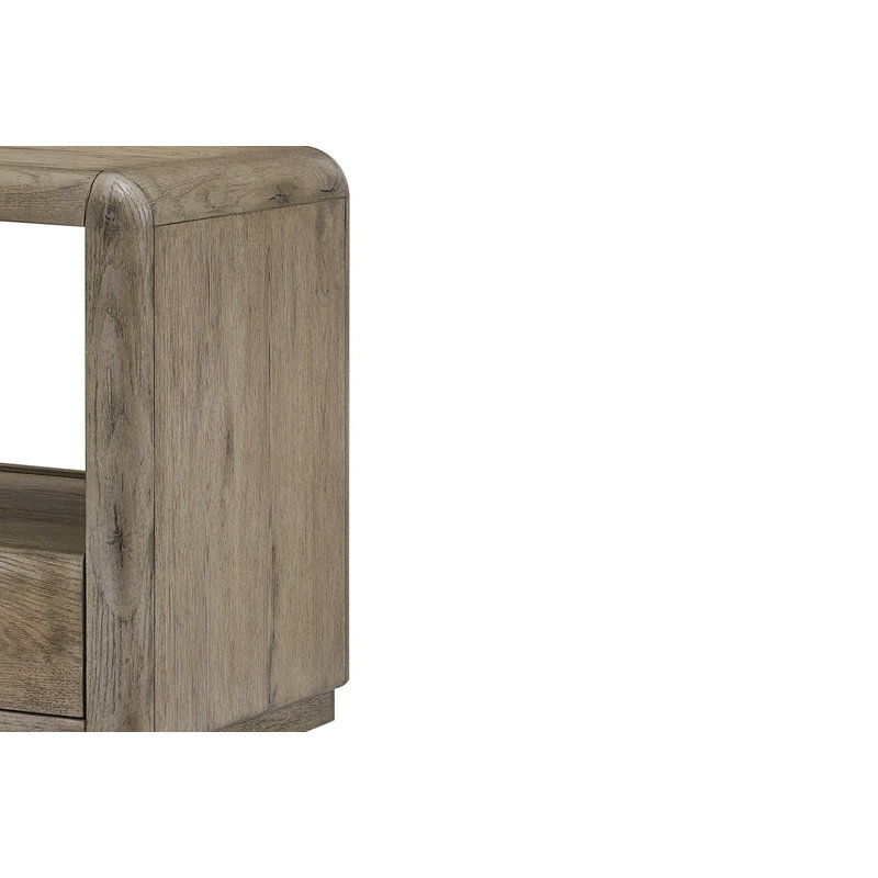Knotty English Oak End Table