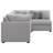 Blydenburgh 4-piece Upholstered Modular Sectional Sofa Grey