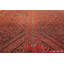 Tapis marocain rouge berbère double face rétro