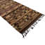 Brown Flatweave Wool Rug - 3'3" x 6'7"