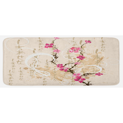 Eclectic Synthetic Kitchen Mat