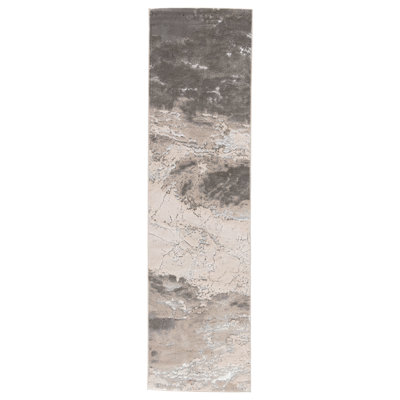 Maslynn Abstract Gray Indoor Area Rug