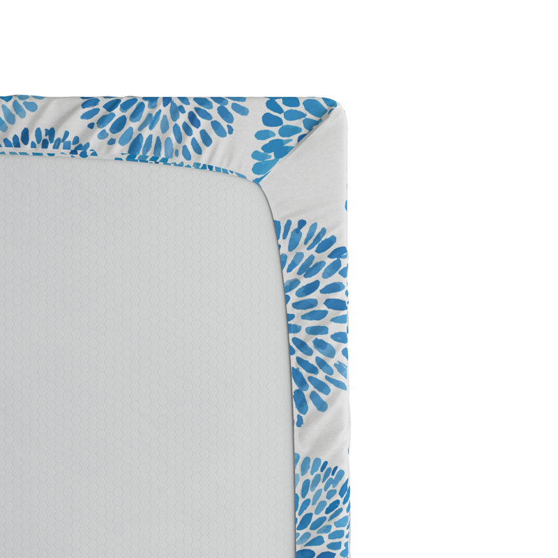Drap-housse en microfibre aquarelle, Drap-housse de taille simple