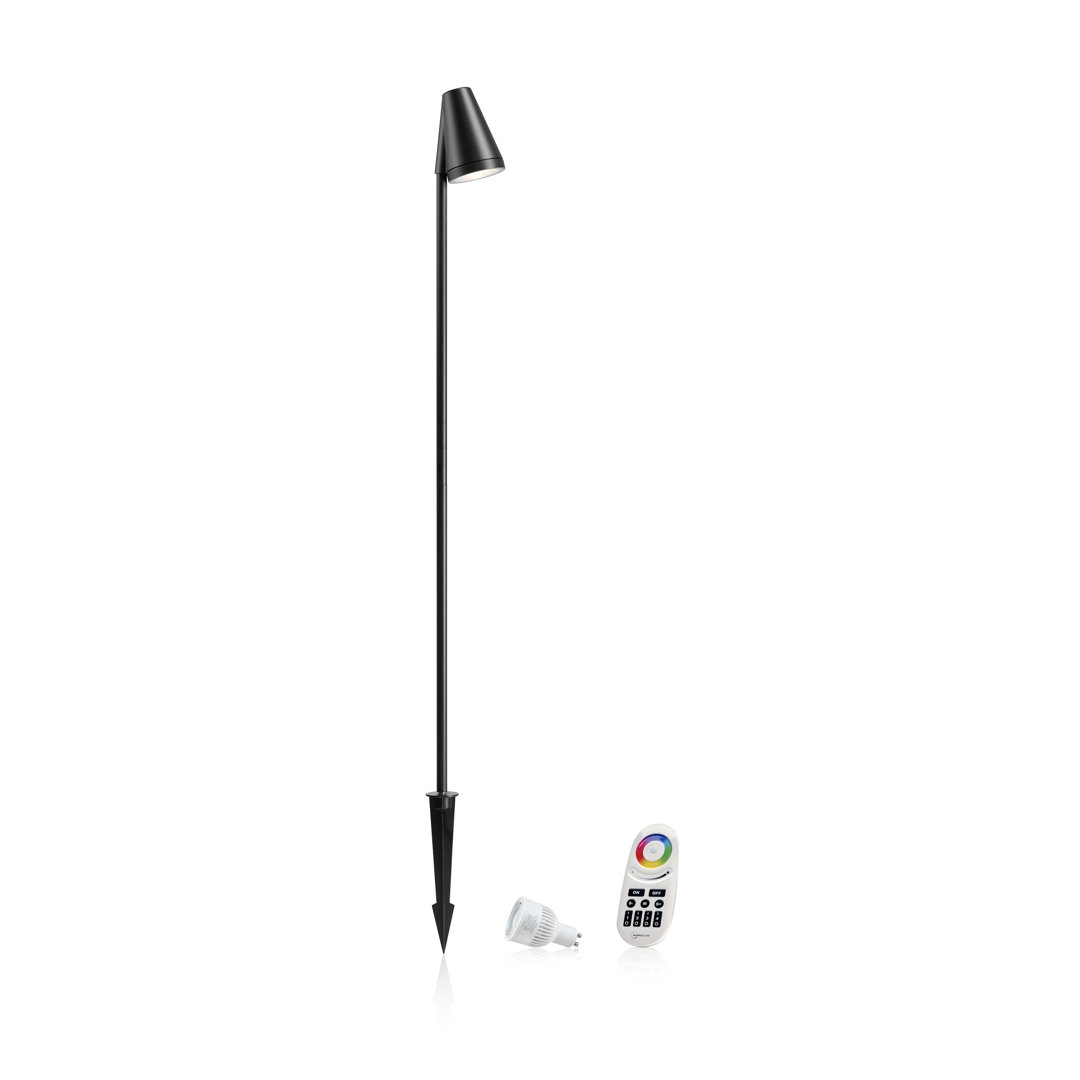 Auraglow Colour Changing IP65 Tall Outdoor Garden Spike Light