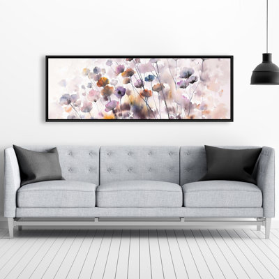 Wildflowers - 20"x60" Framed canvas