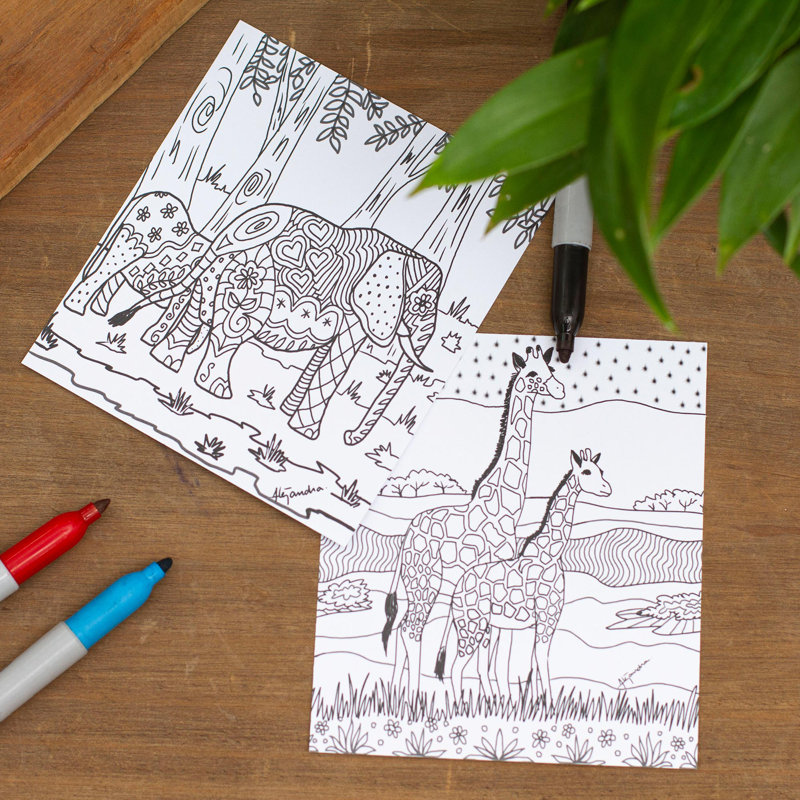 The Holiday Aisle® Handmade Relaxing Wildlife