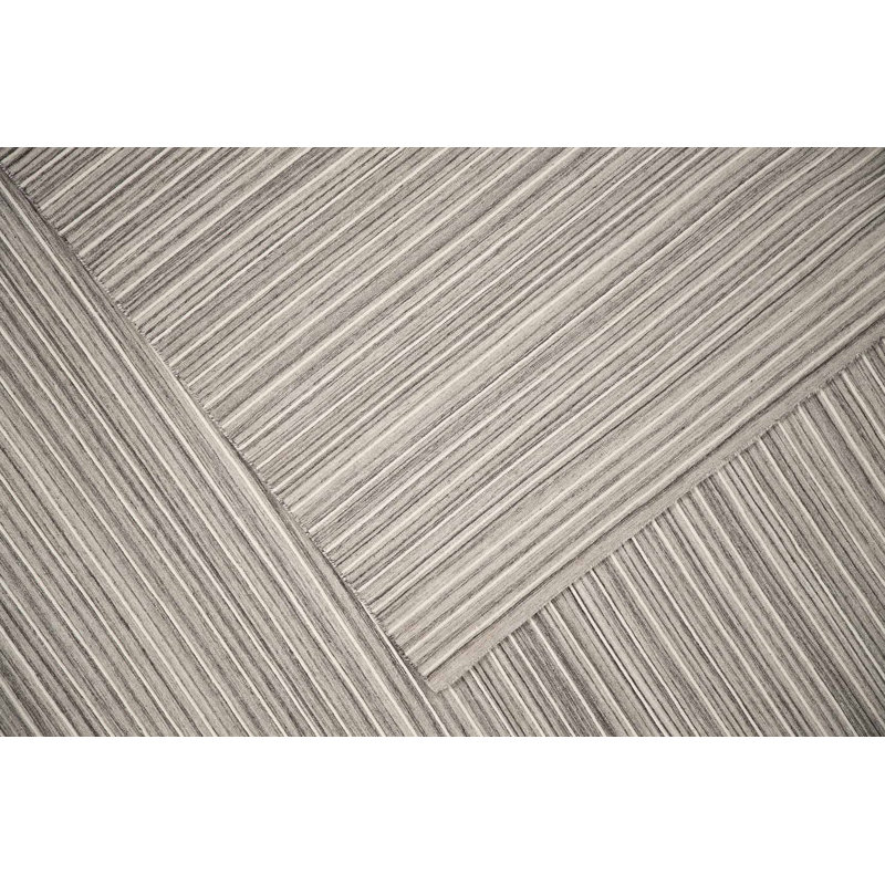 Textures Wool Striped Area Rug, Runner 3' x 12'