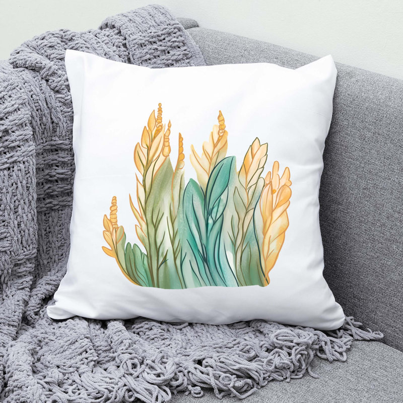 Nautical Sea Life_240 - Throw Pillow Insert Included, 18"H x 18"W