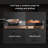 COOKTRON Rose Gold Electric 2 Burner Cooktop with Dual Size Power Burner