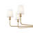 Kichler Pallas Brushed Natural Brass 8-Light Chandelier with Fabric Shades-597268139