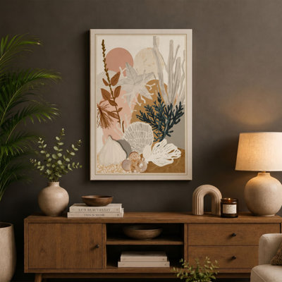 Pressed Collage Botanical - Wrapped Canvas