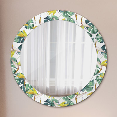 Huldar Glass Flat Wall Mirror