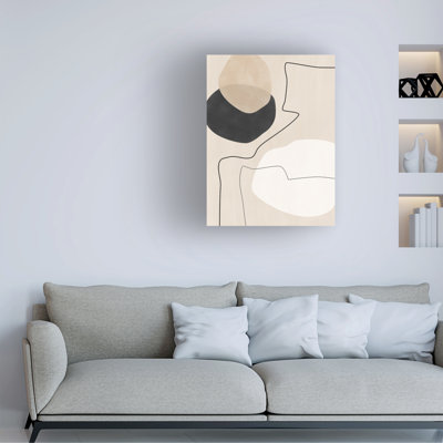 " Organic Shapes A Lines Painting "