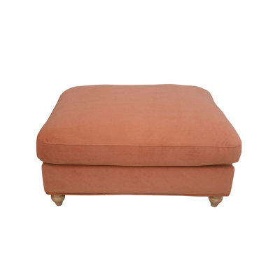 Velvet Ottoman