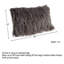  Coussin lombaire moelleux 12 po x 20 po - Ensemble de coussin décoratif luxueux et housse glamour-1419540927