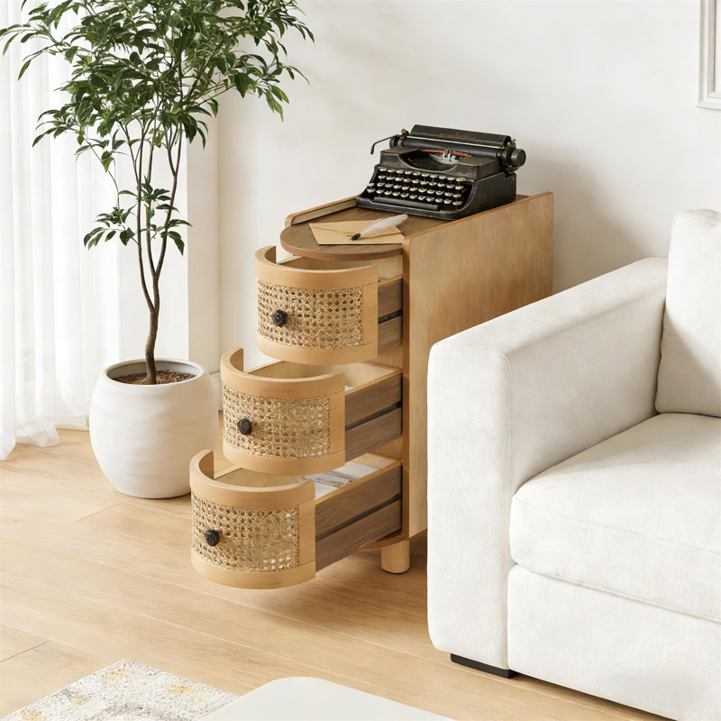 Table de chevet en bois