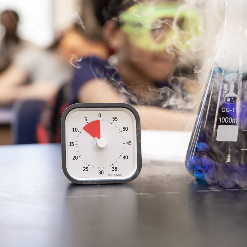 Charcoal Gray 60-Minute Visual Timer with Silicone Cover