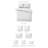 Elsie Linen Look Comforter 8 Piece Designer Set-101217038-101217020