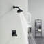 Ensemble de robinet de douche mural à poignée simple 6 jets avec valve brute-113735724