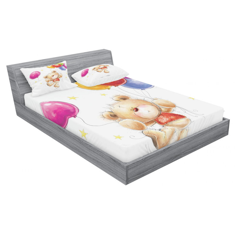 Microfiber Sheet Set, Full Sheet Set with Fitted Sheet