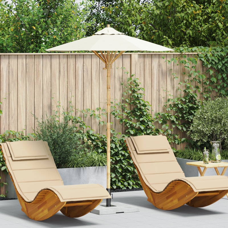 Market Parasol, Cream White, 210cm H x 150cm W x 150cm D