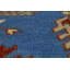 Blue Geometric Oushak Indian Area Rug 9x12