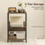 40cm W Engineered Wood Bedside Table