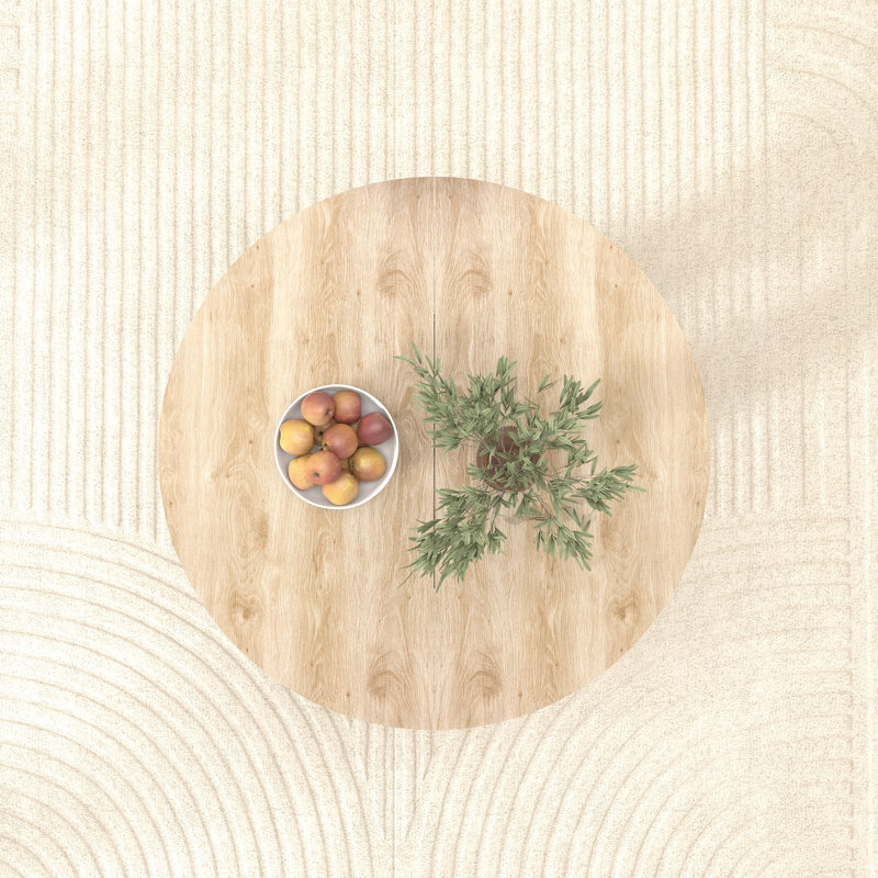 Table de salle à manger ovale extensible avec rallonge amovible, 150 x 110 cm, blanche, plateau