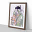 The First Nakamura Nakazo by Katsukawa Shunsho - Framed Print-55642313-55642316