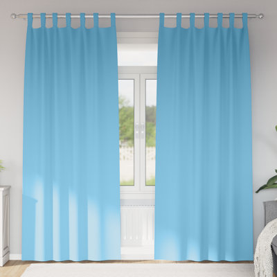 Curtains With Curtains 2 Pcs Polyester