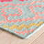 Tapis en laine tissé à la main Jelly Roll-68028047