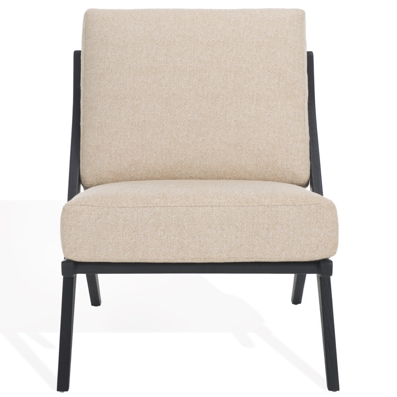 Rashona Scandinavian Accent Chair, Black