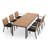 Outdoor Furniture Monterey 7 Piece Dining Set with 96 in. Table-70572093-70572092