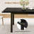 Industrial Rectangular Dining Table for 6~8 People, 63" Long Wood Kitchen Table for Dining Room-131203917