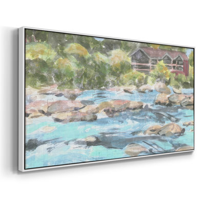 Belle Isle I- Framed Gallery Wrapped Canvas -Ready to Hang