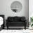 Chineta 47” W Small Loveseat, Velvet Chesterfield Sofa, 2 Seater Couch for Living Room-405882159