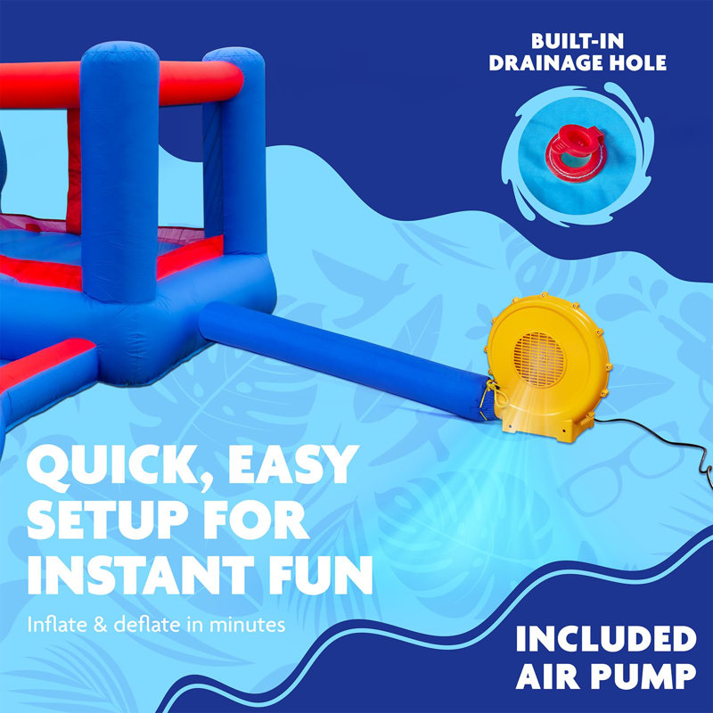 20.16' x 13.5' Inflatable Water Slide