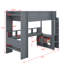  Lit mezzanine avec bureau Gaming-1812817737