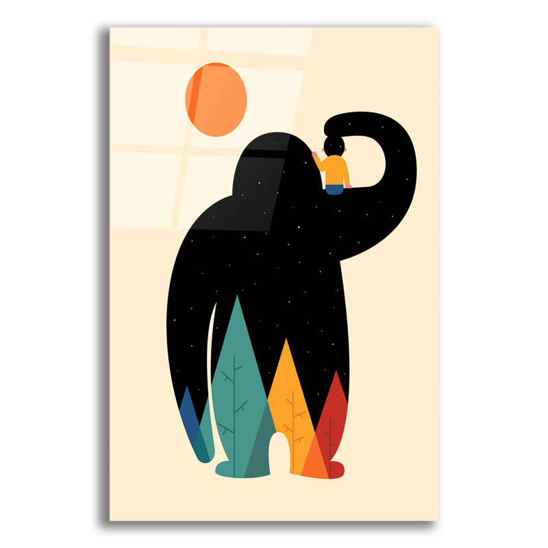 "Papa" par Andy Westface, H 16 po x l 12 po x P 0,13 po