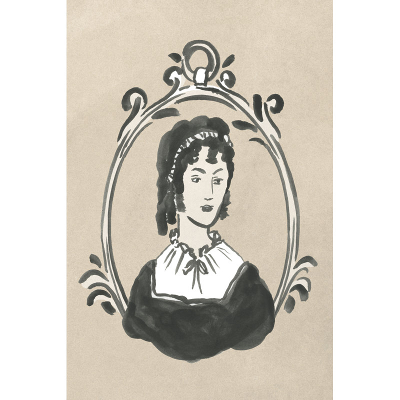 Regency Lady II by June Erica Vess - Wrapped Canvas Print, 46 cm H x 30 cm W