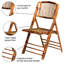 Chaise pliante en bois