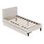 Lit plateforme tapissier simple capitonné Buchman-88630564