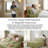 Southshore Fine Linens Vilano Springs Extra Deep Pocket 6-Piece Sheet Set, Ultra Soft Double-Brushed 110 GSM Microfiber Bedding, 21-Inch Deep Pocket, 4 Pillowcases, Full, Sage Green-86340220-86340214