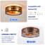 Ventilateur de plafond encastré en cage 20 po avec lumière, fandelier réversible à 6 vitesses avec télécommande Farmhouse, noyer foncé-1142944393