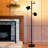 Jacob 64 in. Modern 3-Light Adjustable Standing LED Floor Lamp with 3 Metal Cone Shades-62954050