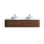 Meuble-lavabo 72 po avec lavabo, armoire murale en noyer avec porte-serviettes gratuit, lavabos doubles en céramique blanche, sans drain et robinet, pré-assemblé-1336871092-1336871094