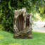 Fiberglass and Resin Tiered Woodcut Fountain-97804529